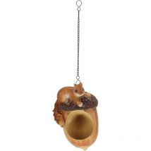 Esschert Design - Support en résine pour beurre de cacahuète Gland