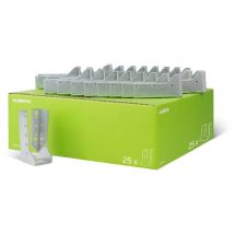 Alberts - 865610 Support u, type b, galvanisé Sendzimir, 40 x 110 mm, Set de 25 pièces, Set de 25 pièces