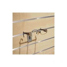 Support lunettes - Décor : Chromé - Matériau : Acier - Largeur : 145 mm - Profondeur : 155 mm Bohnacker
