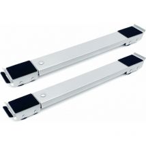 Support Machine a Laver, Socle Machine a Laver avec Roulettes (Réglable 45cm-70cm)