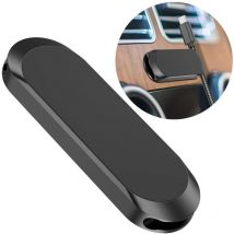 Support magnétique autocollant pour tableau de bord de voiture, noir