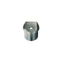 Qualite francaise] - Support main courante à fleur de poteau pour tube Ø48,3mm - Hauteur 36,5mm - à manchonner - Inox 304