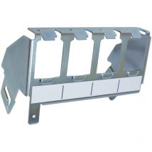 Support pour 4 prises RJ45 pour tableaux néo Michaud LB017