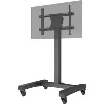 Kimex - Support mobile pour écran tv 32''-75'', Hauteur 118 cm