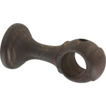 Support Rideau – 20mm – Bois Wengé – Longueur, Matières, Largeur, Finition métal, Forme, Quantité par pack