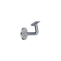 Deco Fer Forge - qualite francaise] - Support mural de main courante 90° pour tube rond Ø42,4mm - Longueur 69,61mm - à sceller - Inox 304