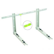Support mural climatisation avec niveau 250kg - Long bras 625mm - Larg 1000mm