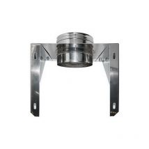 Cheminee Support mural conduit de cheminee dn 180 tuyau en acier inoxydable 316