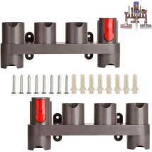 Support mural de rangement d'accessoires, Station d'accueil Support mural compatible avec les accessoires de l'aspirateur Dyson V7 V8 V10 V11 SV10