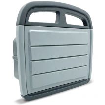 Support mural d'enroulage avec armoire pour tuyau d'arrosage