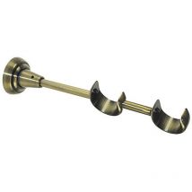 Support double zirconium 28-28 mm. bronze ancien