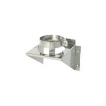 Support murale réglable inox, diamètre 153
