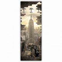 Lupia - Support mural Palaces Noir 46x125 cm