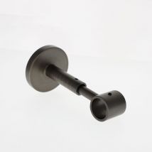 Boulet - Support Mural pour barre 20mm - Retour de 7,5/10cm - Carbone
