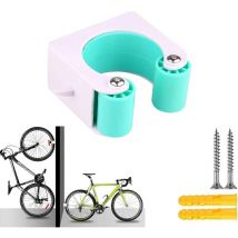 Support mural pour vélo, porte-vélos, support mural peu encombrant, système de rangement pour porte-vélos, intérieur et extérieur, pour vélos de