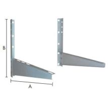 Support mural traditionnel 700 mm – Plomberie chauffage – Longueur : 700 mm, Largeur : 750 mm, Poids max : 300 kg