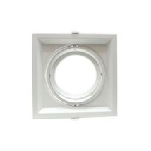Support Orientable blanc Encastrable pour Ampoule AR111 Silumen