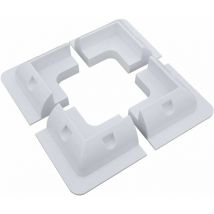 Memkey - Support Panneau Solaire 4 angles, sans perçage, pour installations de camping-car et caravanes à camping-cars à la mer rv Résistant aux uv