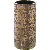 Fijalo - Porte-parapluie en céramique rose/doré °22X46 cm