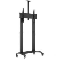 Support Pied à roulettes motorisé Noir pour Moniteur 65'-110' Cap 135 kg vesa 200x200, 1000x600 (7350105213120) - Multibrackets