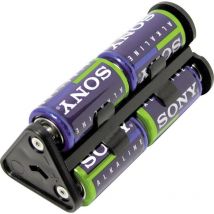 Support de pile 6x LR14 MPD BU1-M-402 raccordement par pôles de contact (l x l x h) 112 x 53 x 48 mm 1 pc(s)