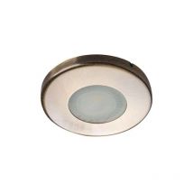 Support de spot encastrable perçage 60-62mm - étanche IP44 rond Laiton mat