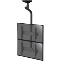 Kimex - Support plafond pour 2 écrans tv 43''-55'' - Hauteur 175cm