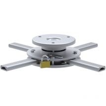 Kimex - Support plafond vidéoprojecteur, Hauteur 6cm, Diamètre 16-33cm