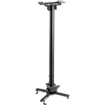 Kimex - Support plafond vidéoprojecteur, Hauteur 75-115cm, Noir