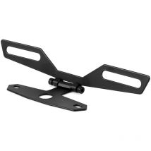 Support Plaque Moto Support De Plaque d'Immatriculation De Moto Support De Lampe Feu Arrière Universel Support De Montage De Plaque d'Immatriculation