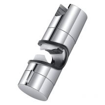 Rosemary - Support Pommeau Douche Réglable Support Douchette Salle de Bain Porte Douchette 23-25mm Diamètre pour Douche Ferroviaire Chromée,