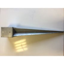 Winox - Support - Pied à enfoncer pour poteau 12x12 cm 'top qualite' Galvanisé à chaud