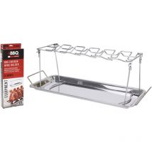 Vaggan - porte-ailes de poulet pour four ou bbq - Accessoire de cuisson en métal - Poids 0.641 kg