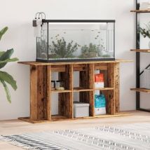 Support pour aquarium vieux bois 120x40x60 cm bois d'ingénierie