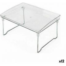 Support de plaque pliable Confortime transparent 31 x 22 x 16,8 cm (12 pièces)