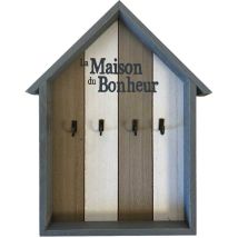 Support pour clefs en bois - Maison du Bonheur