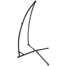 Yongqing - Support pour fauteuil suspendu 214 cm Soutien pour accrocher balancelle et chaises suspendues en Acier couleur Noir Poids max supporté 120