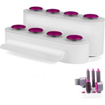 Support Pour Fer à Friser Dyson, Support Compatible Avec Dyson Airwrap Avec 8 Têtes Organisateur De Bureau Support Sèche Cheveux Sans Perçage 8 Trous