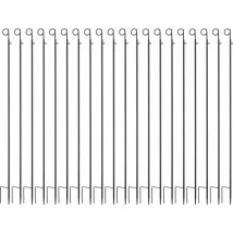 Esschert Design - Support pour guirlande et éclairages extérieurs (Lot de 20)