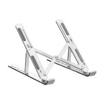 Cyslmuk - Support pour ordinateur portable et tablette + Construction en aluminium légère et durable, support de rangement portable vertical