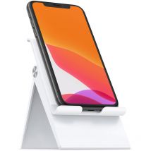 Ugreen - Support pour tablette et téléphone pliable et réglable en hauteur, blanc