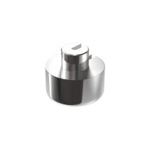 Support pour tablette percée - Décor : Anodisé argent - Diamètre : 18 mm - Matériau : Aluminium - itar