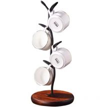 Fitags - Support pour tasse à café en forme d'arbre à café pour comptoir,tasses à café et tasses à thé Étagère de rangement plan de travail