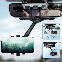 Support pour téléphone portable de voiture, support pour téléphone portable pour rétroviseur de voiture, support pour téléphone portable pour voiture