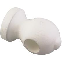 Support tringle à rideau – Blanc – Bois – Diamètre 11 mm – Longueur, Matières, Largeur, Finition métal, Forme, Quantité par pack