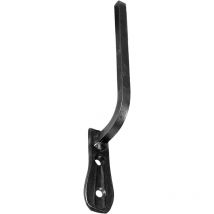 Support mural pour main courante lisse plein - Hauteur 270mm Largeur carrée de 12mm - Fer forgé - à visser Deco Fer Forge