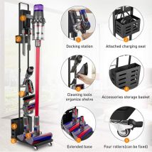 Support Rack de rangement pour aspirateur,Support d'aspirateur multifonction 2234131cm noir