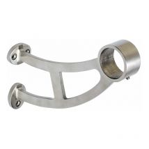 Support repose pieds cintré - Finition : Inox brossé - MB2