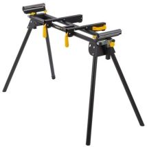 Powerplus Support Pour Scie À Onglet Powx075200 - Compacte Et Pliable Max. 150 Kg - Hauteur De 985 Mm - Antidérapant - Rouleaux