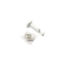 1 Support ouvert pour tringle a rideau ø28 métal Coloris - Blanc